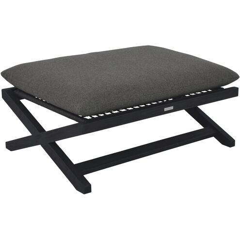 Bari 15.5 inch Charcoal / Gracebay Grey Outdoor Stool